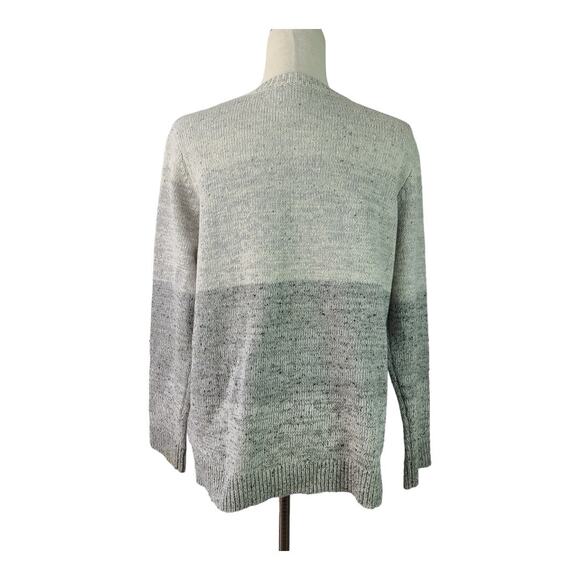 Orvis Gray Tan Wool Blend Fox Motif Pull Over Sweater Large - Picture 2 of 4